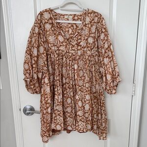 Natural Life Boho Lined Dress Sz XL